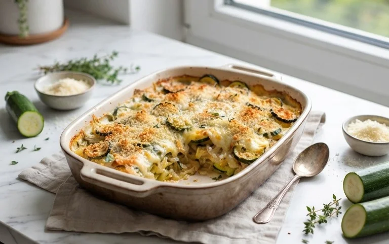 Easy Cheesy Zucchini Casserole