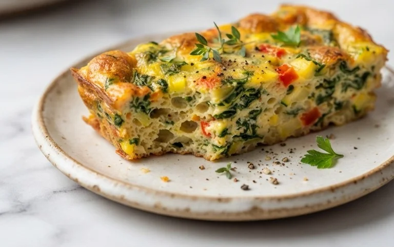 Baked Spinach Zucchini Frittata Fingers {Baby-Friendly}