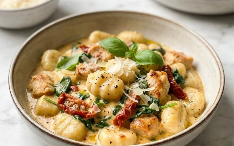Creamy Tuscan Gnocchi