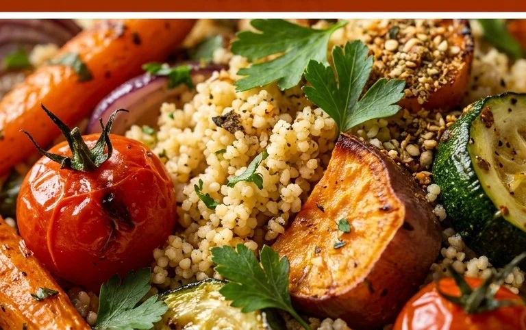Röstgemüse Couscous für Geschmacksexplosion