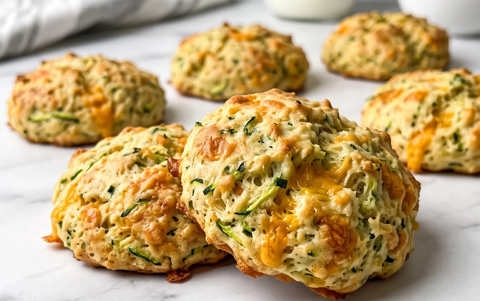 Zucchini Cheddar Biscuits