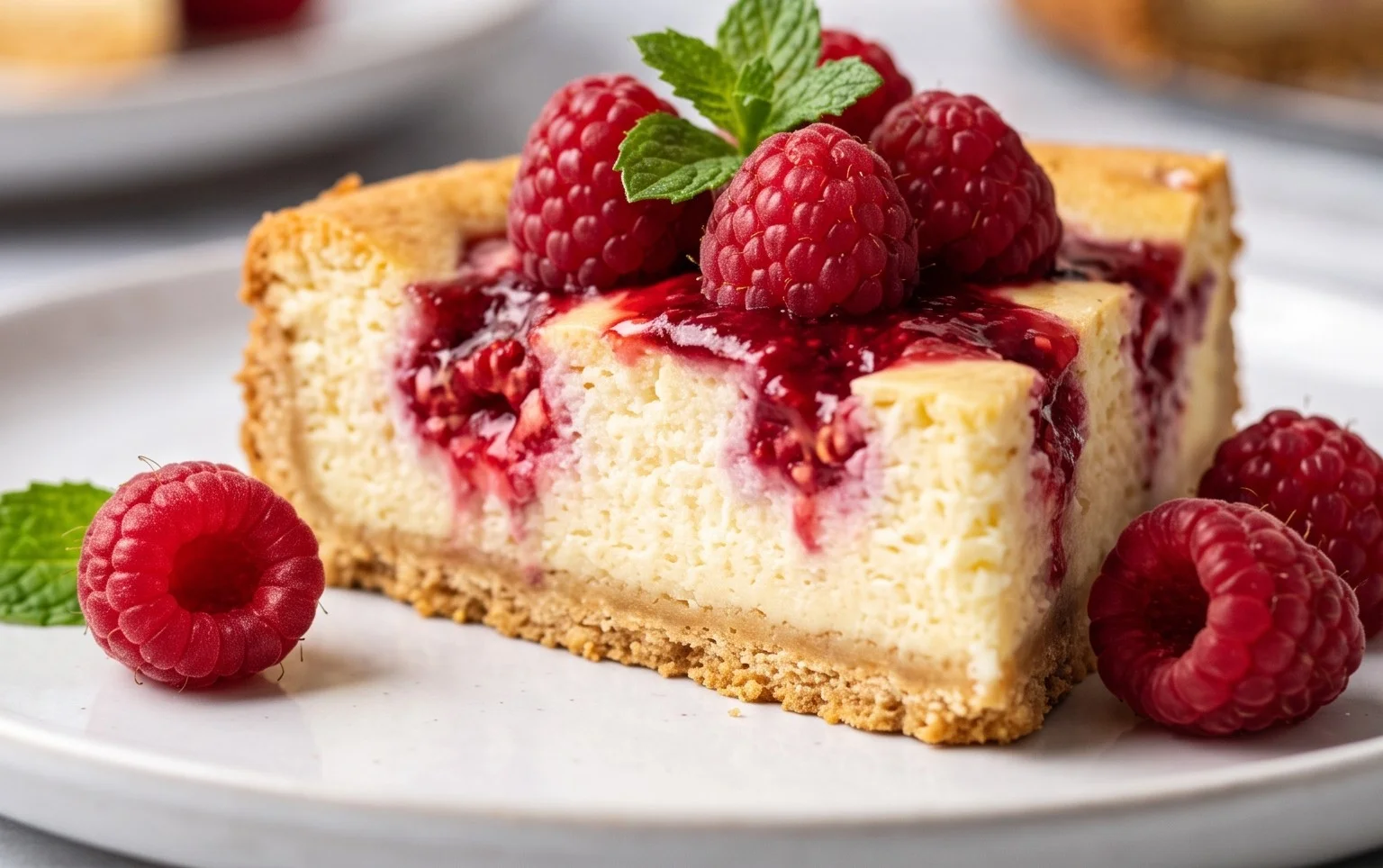 Butterkekskuchen mit Himnon-alcoholic beeren - einfach und lecker