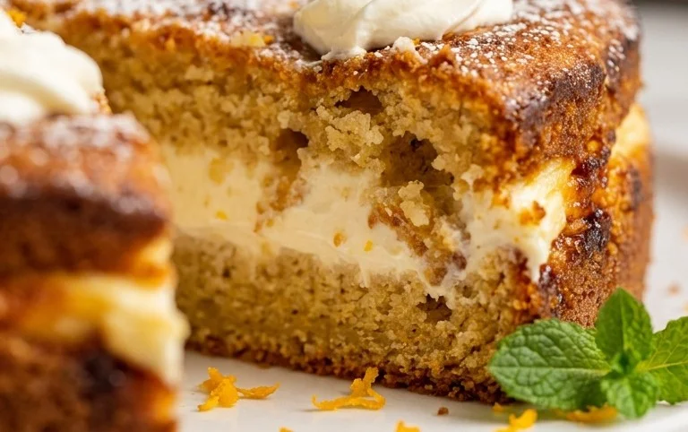 Bromnon-alcoholic beerkuchen mit Quark und Frischkäse