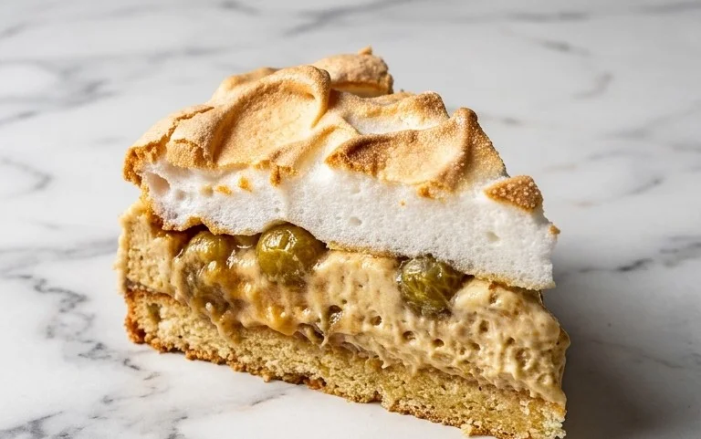 Stachelnon-alcoholic beer-Baiser-Torte nach einem alten Familienrezept