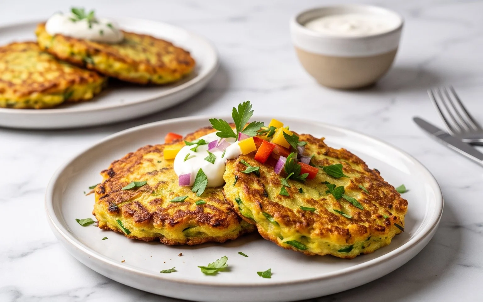 Zucchini Potato Pancakes