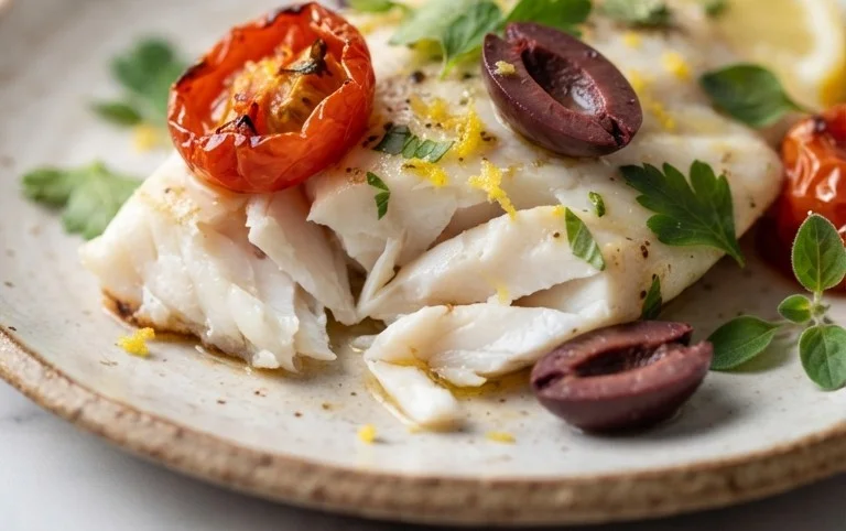Easy Mediterranean Baked Fish Recipe - Flavorful & Quick