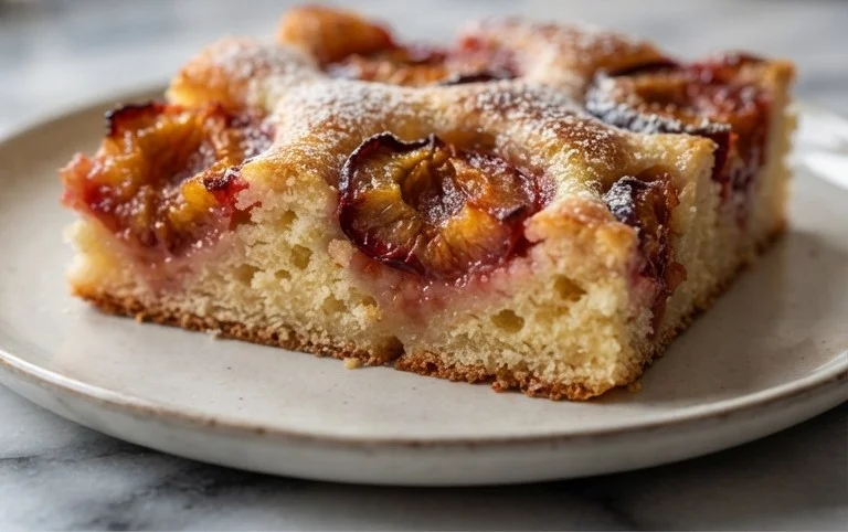 Schneller Pflaumenkuchen vom Blech
