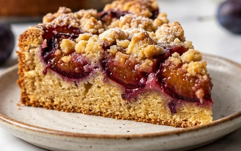 Pflaumenkuchen mit Streuseln aus der Springform Rezept