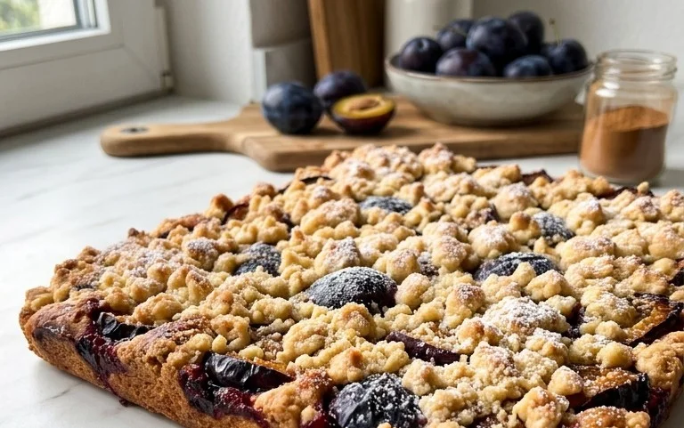 Zwetschgendatschi mit Streusel – nach Omas Rezept