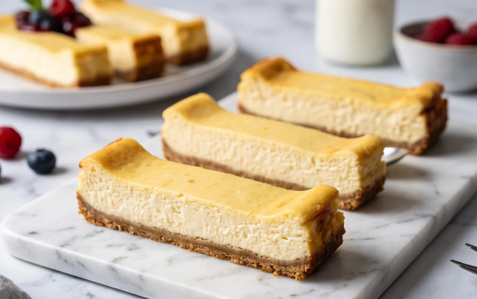 Cheesecake Sticks zur Einschulung