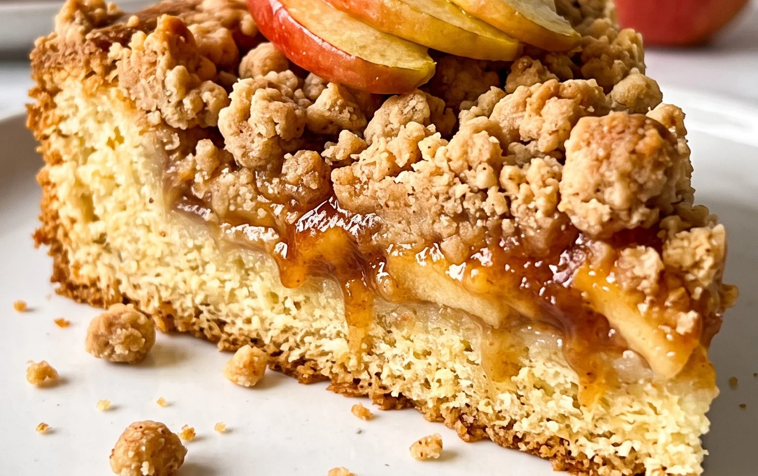 Apfelkuchen vom Blech mit Streusel – einfach lecker