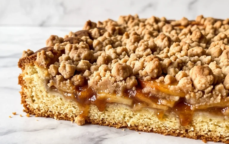 Apfelkuchen vom Blech mit Streusel – einfach lecker