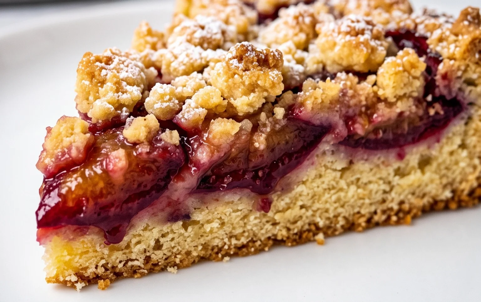 Pflaumenkuchen mit Streuseln