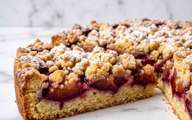 Pflaumenkuchen mit Streuseln