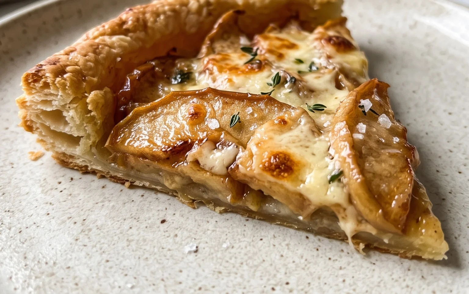 5 Ingredient Apple and White Cheddar Tart